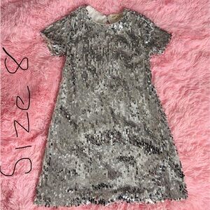 Silver Sequin dress for girls